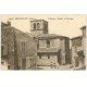 carte postale ancienne 69 MONTAGNY. Eglise, Abside et Clocher animation