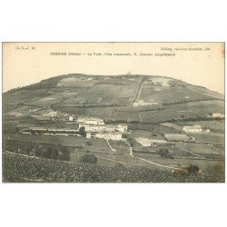carte postale ancienne 69 ODENAS. La Folie Vins et Vignobles 1915