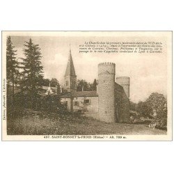 carte postale ancienne 69 SAINT-BONNET-LE-FROID. La Chapelle du Château
