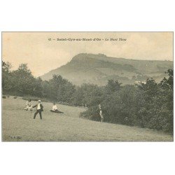 carte postale ancienne 69 SAINT-CYR-AU-MONT-D'OR. Mont Thou animation