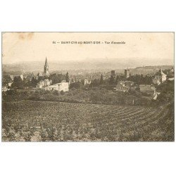 carte postale ancienne 69 SAINT-CYR-AU-MONT-D'OR. Vue vignes et vignobles