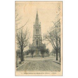 carte postale ancienne 69 SAINT-DIDIER-AU-MONT-D'OR. L'Eglise 1905