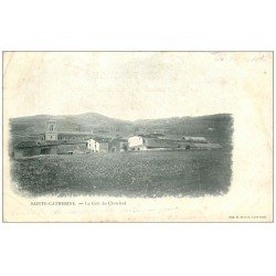 carte postale ancienne 69 SAINTE-CATHERINE. Le Crêt du Châtelard 1902