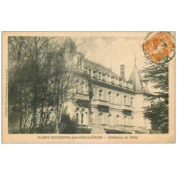 carte postale ancienne 69 SAINT-ETIENNE-DES-OULLIERES. Château de Néty 1926