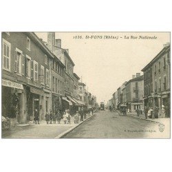 69 SAINT-FONS. La Rue Nationale Tabac