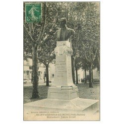 carte postale ancienne 69 SAINT-GEORGES-DE-RENEINS. Monument Guyot 1909