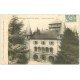 carte postale ancienne 69 SAINT-GERMAIN-AU-MONT-D'OR. Château de Quinssonas et son Personnel 1904