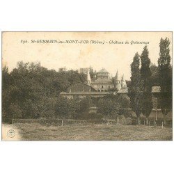 carte postale ancienne 69 SAINT-GERMAIN-AU-MONT-D'OR. Château de Quinssonas Quinsonas