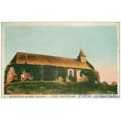 carte postale ancienne 14 BENERVILLE-SUR-MER. Eglise Saint-Christophe