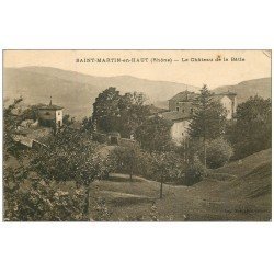 carte postale ancienne 69 SAINT-MARTIN-EN-HAUT. Château de la Bâtie