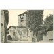 carte postale ancienne 69 SAINT-ROMAIN-AU-MONT-D'OR. L'Eglise et Arbre de la Liberté 1907