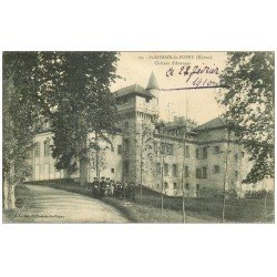 carte postale ancienne 69 SAINT-ROMAIN-DE-POPEY. Château d'Avauges 1910