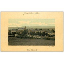 carte postale ancienne 69 SAINT-VERAND. Vue du Village. Edition Mellet