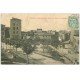 carte postale ancienne 69 SOUCIEU-EN-JARRET JAREZ. Place Flette et Grande-Rue vers 1907