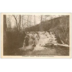 carte postale ancienne 69 VAUGNERAY. Chute Izeron au Chazottier