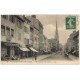 carte postale ancienne 69 VILLEFRANCHE-SUR-SAÔNE. Café Comptoir de l'Avenir rue Nationale