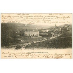 carte postale ancienne 69 VILLE-SUR-JARNIOUX 1903