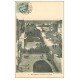 carte postale ancienne 14 BERNIERES. La Rue de la Gare 1905