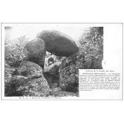 carte postale ancienne 69 YZERON. Dolmen de la Roche des Fées