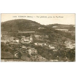 carte postale ancienne 69 YZERON. Vue du Puy-Froid