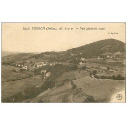 carte postale ancienne 69 YZERON. Vue ouest 1928