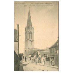 carte postale ancienne 14 BERNIERES. L'Eglise vers 1900
