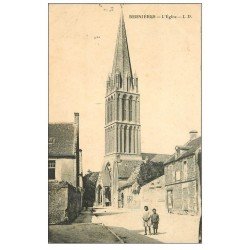 carte postale ancienne 14 BERNIERES. L'Eglise vers 1904