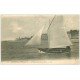 carte postale ancienne 14 BEUZEVAL-HOULGATE. Barque de Pêcheur embouchure Dives