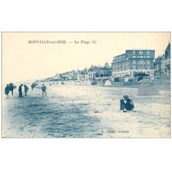 carte postale ancienne 14 BLONVILLE. La Plage