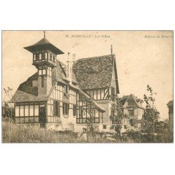carte postale ancienne 14 BLONVILLE. Les Villas 1931. Timbre absent