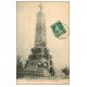 carte postale ancienne 72 AUVOURS. Le Monument avec personnage assis 1912