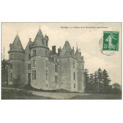 carte postale ancienne 72 CHATEAU DE LA RENAUDIERE