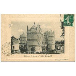 carte postale ancienne 72 CHATEAU DE LUDE 1912