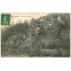 carte postale ancienne 72 CHEMIRE EN CHARNIE. Rochers de la Forge 1914