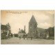 72 COURGAINS. Place de l'Eglise Route de Mamers 1928 avec Garage