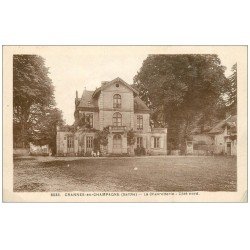 carte postale ancienne 72 CRANNES-EN-CHAMPAGNE. La Chevretterie animation