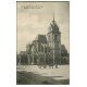 carte postale ancienne 72 LA FERTE-BERNARD. Attelage et Eglise Place du Marché