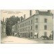 carte postale ancienne 72 LA FERTE-BERNARD. Hôtel Saint-Jean et Estaminet Boulay. Voiture ancienne et Fiacre de Service