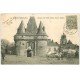carte postale ancienne 72 LA FERTE-BERNARD. Place Saint-Julien Attelages et panneau Photographies 1906