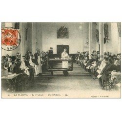 carte postale ancienne 72 LA FLECHE. Prytanée Militaire. Un Réfectoire 1914. Mess des Militaires