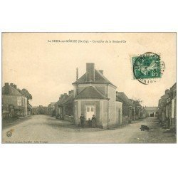 72 LE BREIL-SUR-MERIZE. Carrefour de la Boule-d'Or 1913
