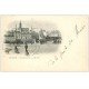 72 LE MANS. Pont en X en 1899 Train à vapeur et Tramway