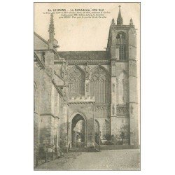 carte postale ancienne 72 LE MANS. Cathédrale la Tour 1931