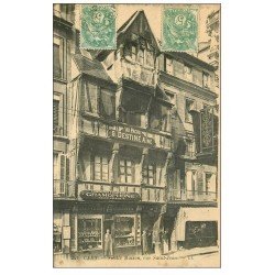 carte postale ancienne 14 CAEN. Compagnie Française de Gramophone rue Saint-Jean