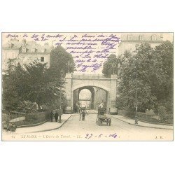 carte postale ancienne 72 LE MANS. Le Tunnel 1904 et vespasiennes