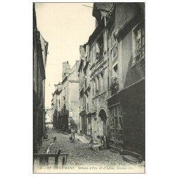 carte postale ancienne 72 LE MANS. Maison Adam et Eve Grande Rue 1916