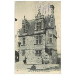 carte postale ancienne 72 LE MANS. Maison Rue des Chanoines 1916