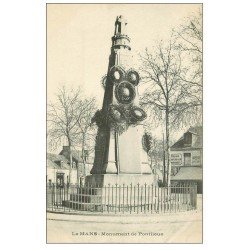 carte postale ancienne 72 LE MANS. Monument de Pontlieue vers 1900