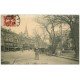carte postale ancienne 14 CAEN. Fiacres Boulevard Saint-Pierre 1909