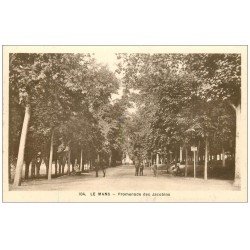 carte postale ancienne 72 LE MANS. Promenade des Jacobins